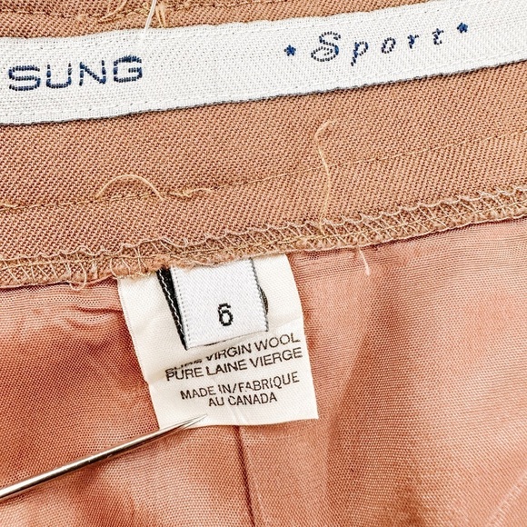 Alfred Sung - Sport Pencil Skirt - Tan - Size 6 - Picture 11 of 15